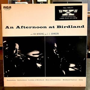 LP Kai Winding &J.J.Johnson / AN afternoon at B irdland JAZZ国内盤MONO