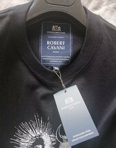 最高級※定価8万◆イタリア・ローマ発*ROBERT CAVANI/ロベルトカバーニ*限定UNDERCOVER*プリント・vintage・Tシャツ・48/Lサイズ・黒_画像5