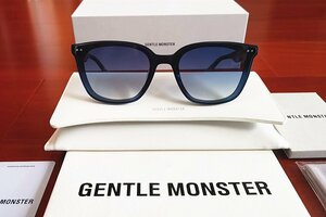  new goods unused * popular model *GENTLE MONSTER*jentoru Monstar HEIZER. slope wide .BTS favorite * sunglasses * blue 