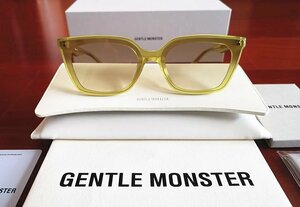  new goods unused * popular model *GENTLE MONSTER*jentoru Monstar Mondo. slope wide .BTS favorite * sunglasses * yellow 