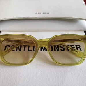 新品未使用※人気モデル*GENTLE MONSTER・ジェントルモンスター Mondo 登坂広臣 BTS 愛用・サングラス・イエローの画像3