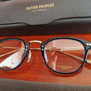 最高級モデル*日本製★「OLIVER PEOPLES/オリバーピープルズ」大人気作・OV5389D/Davitt 純チタン・超軽量・眼鏡フレーム・黒の画像4