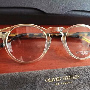 最高級*イタリア製★「OLIVER PEOPLES/オリバーピープルズ」伝説の大人気作・OV5186・ボストン・メガネフレーム/鼈甲/クリア眼鏡の画像9