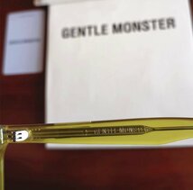 新品未使用※人気モデル*GENTLE MONSTER・ジェントルモンスター Mondo　登坂広臣 BTS 愛用・サングラス・イエロー_画像7