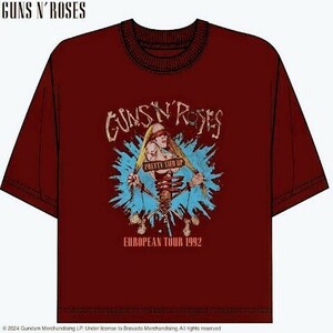 即決 ガンズ・アンド・ローゼズ メンズ ライセンスTシャツ【LL】新品タグ付き Guns N' Roses ガンズ 2L