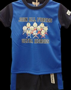  prompt decision Ultra hero z Kids mesh setup [120] tag equipped Ultraman room wear T-shirt + shorts 