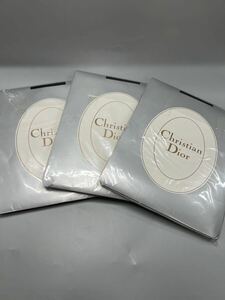Christian Dior クリスチャンディオール ストッキング Lサイズ ブラック 3枚セット おまとめ GSH051803