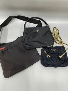 PRADA プラダ バッグ おまとめ 3点セット ショルダーバッグ等 レディース ファッション GSH052202 