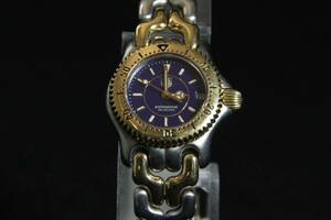 59.TAG Heuer タグホイヤー WG1427 プロフェッショナル 200m クォーツ デイト リューズ メンズ腕時計 ビンテージ時計 腕時計