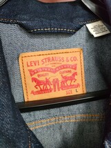 美品 Levi’s リーバイス 72334 デニムジャケット トラッカージャケット Lサイズ インディゴ　ワンウォッシュ 現行_画像5