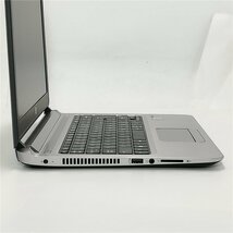 1円～ 高速SSD 高性能 ノートパソコン hp ProBook 430 G3 中古美品 13.3型 第6世代Core i5 8GB 無線 Bluetooth webカメラ Windows11 Office_画像10