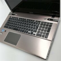 1円～ 高速SSD+HDD500GB 17.3型 ノートパソコン 東芝 T772/W4PH ダークシルバー 中古 第3世代 i7 8GB DVD 無線 webカメラ Windows11 Office_画像7