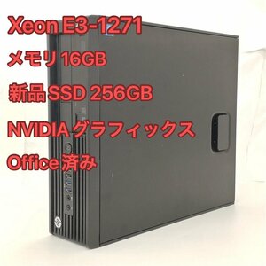 激安 新品高速SSD デスクトップ hp Z230 中古良品 Xeon E3-1271v3 メモリ16GB DVDマルチ NVIDIA Windows11 Office 即使用可 おまけ有