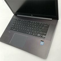 1円～ 高性能 ノートパソコン 15.6型 HP ZBook Studio G3 中古美品 第6世代Core i7 高速SSD 無線 Bluetooth webカメラ Windows11 Office済_画像6