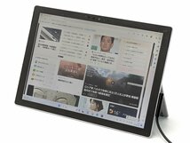 1円～ 激安 Microsoft Surface Pro 5 タッチ タブレット 黒色 第7世代Core i5 SSD256GB 中古良品 8GB Bluetooth カメラ Windows11 Office_画像1