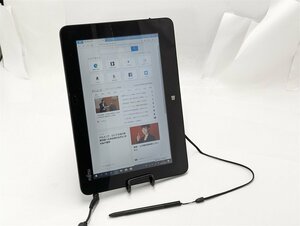 1円～ 中古美品 10.1型 タブレット 富士通 ARROWS Tab Q555/K64 ペン付き 高速SSD Atom 4GB 無線LAN Bluetooth webカメラ Windows10 Office