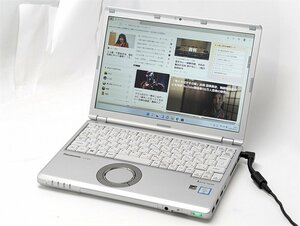1円～ 日本製 ノートパソコン Panasonic CF-SZ5PDFVS 中古良品 12.1型 第6世代Core i5 高速SSD 無線 webカメラ Windows11 Office済