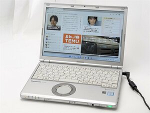 安さで勝負 日本製 ノートパソコン Panasonic CF-SZ5PDC5S 中古良品 12.1型 第6世代Core i5 高速SSD 無線 DVDRW カメラ Windows11 Office済