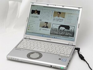 激安 日本製 ノートパソコン Panasonic CF-SZ5PDFVS 中古良品 12.1型 第6世代Core i5 高速SSD 無線 webカメラ Windows11 Office済