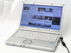 1 иен ~ б/у хороший товар ноутбук 12.1 type Panasonic CF-NX2AWGCS no. 3 поколение Core i5 4GB беспроводной Wi-Fi Windows11 Office немедленно использование возможно с гарантией 