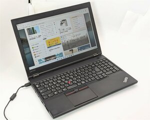 1円～ 高速SSD 高性能 ノートパソコン フルHD 15.6型 lenovo L560 中古良品 第6世代Core i7 8GB DVDRW 無線 Bluetooth Windows11 Office済