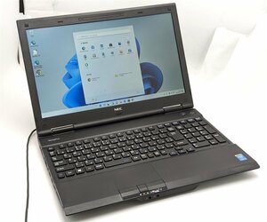 激安 保証付 即使用可 15.6型ワイド ノートパソコン NEC PC-VK30HDZEN 中古美品 第4世代Core i7 16GB 高速SSD DVD-ROM Windows11 Office済