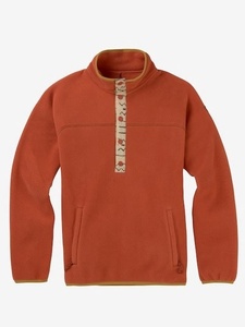 ☆sale/新品/正規品/特価 Burton ”Hearth” Women’s Fleece Pullover | Size：M | Color：Hot Sauce バートン☆