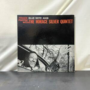 ☆LP☆47 WEST 63rdラベル☆D.G. 深溝☆RVG 耳刻印☆FINGER POPPIN' WITH THE HORACE SILVER QUINTET BLUE NOTE BLP 4008 ジャズ レコード