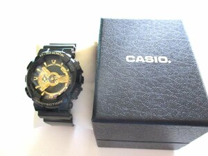 ★とちぎ屋！【ＣＡＳＩＯ Ｇ－ＳＨＯＣＫ】カシオ Ｇショック ＧＡ－１１０ＧＢ ブラック＆ゴールド メンズ腕時計 多機能満載！★