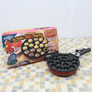 △ みんなで楽しく たこパ！！｜たこ焼き器 たこちゃん お笑い やきやき｜杉山金属 KS-2396 17個｜ 取説 作り方■O5237