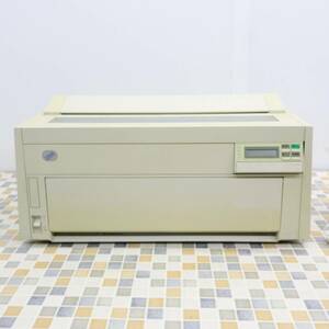 ▽ 現状販売｜ドッインパクトプリンター｜RICOH IBM 5577-W02 ｜ 黄ばみあり ジャンク 部品取り■O7057