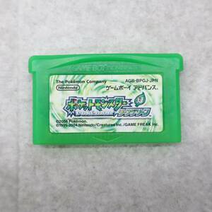 - the first period start-up has confirmed l Pocket Monster leaf green GBA soft l Game Boy Advance soft l Pokemon #P1702