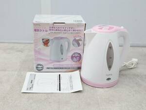 * one person living . convenience! operation verification ending l electric kettle pink 1.2LlVegetable GD-P120P 800Wl USED #O8866