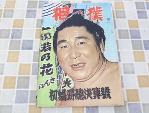 ∨ 古本 雑誌 レア 希少｜相撲 増刊 初場所総決算号 1957年3月 昭和33年 2月25日発行　P228｜ ｜若の花 ■N9895