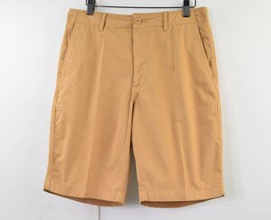 1242-24F0459★ユニクロ UNIQLO★定番◎ チノショーツ / ショートパンツ メンズS ブラウン系