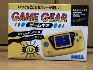 SEGA セガ GG ゲームギア GAME GEAR 本体 HGG-3210 イエロー 美品