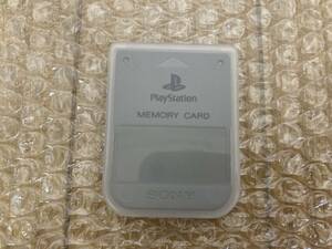 PS PS1 メモリーカード SCPH-1020 ライトグレー 美品