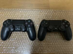 2点セット PS4 PlayStation4 ワイヤレスコントローラー ソニー 純正 CUH-ZCT2J DUALSHOCK4 ブラック 2