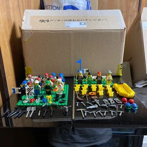 LEGO レゴ 街シリーズ 部品どり レーサー クルー ギャラリー コック 小物 道具 ボート ミニフィグ レア　1990s 写真のものが全て 稀少品