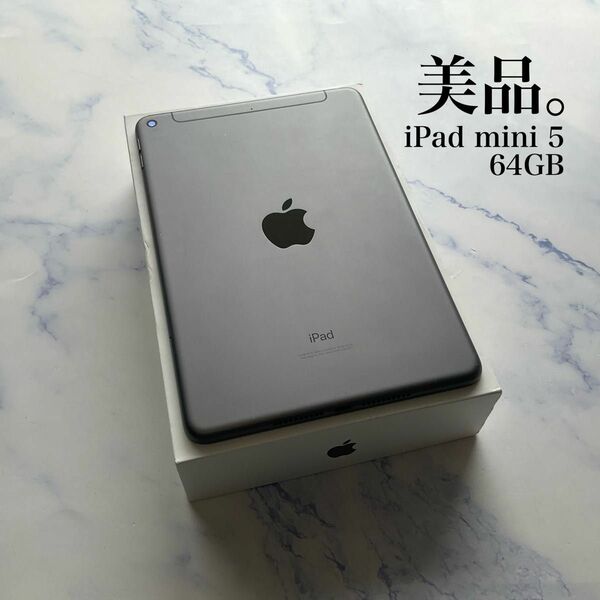 【美品】Apple iPad mini 5 Wi-Fi Cellular SIMフリー 64GB
