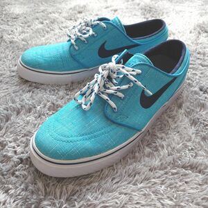  ナイキ ステファンジャノスキー デッキシューズ スニーカー ターコイズ nike sb camvus blue