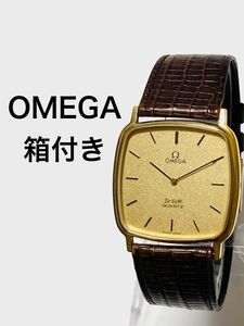 極美品！　OMEGA オメガ　デビル　純正ベルト　プッシュ式　男女兼用　腕時計