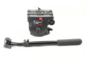 美品◆Manfrotto マンフロット 516 プロフリュードビデオ雲台◆A4575