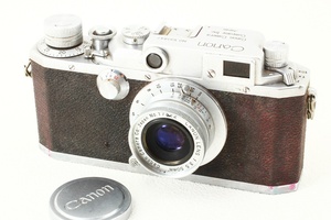 格安品◆Canon キヤノン II D(2D)型 キヤノンレンズ 50/3.5◆レンジファインダーフィルムカメラ/A4178