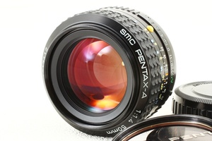 外観美品◆Pentax ペンタックス SMC PENTAX-A 50mm F1.4◆単焦点レンズ/A4568