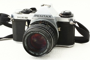 ジャンク品◆Pentax ペンタックス ME Super smc Pentax-M 50/1.4◆一眼レフフィルムカメラ/A4606