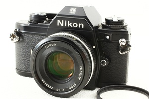ジャンク品◆NIKON ニコン EM Ai-S NIKKOR 50mm F1.8◆一眼レフフィルムカメラ/A4613