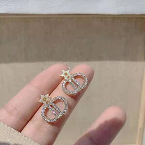 51番 silver925(刻印あり)18Kコーディングジルコニア ピアス