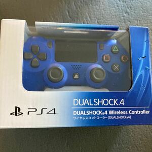 PS4コントローラー デュアルショック4 プレステ4 ブルー　青色　