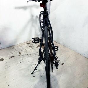 ◎地域限定送料無料★美品 中古★自転車 クロスバイク 700×25C アルミフレーム 変速 ブラック ピンクロゴ【PRIME】DB2Pの画像7